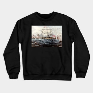 HMS VICTORY IN PORTSMOUTH, ENGLAND Crewneck Sweatshirt